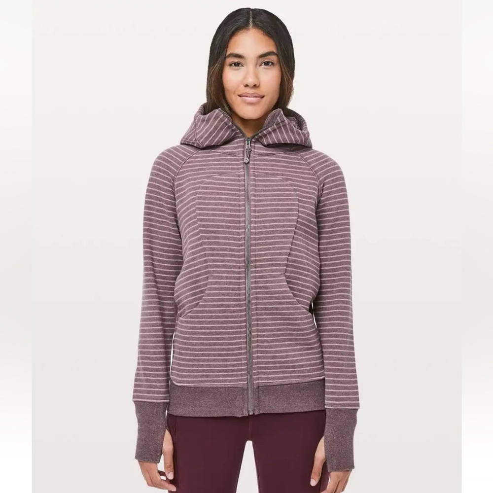 Lululemon Scuba Hoodie (Antique Bark & Misty Merlot) | 4